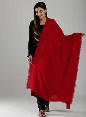Red Winter Stole
