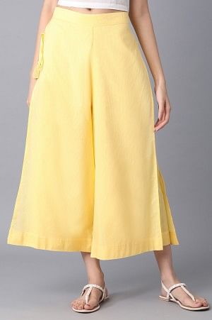 Yellow Straight Culottes