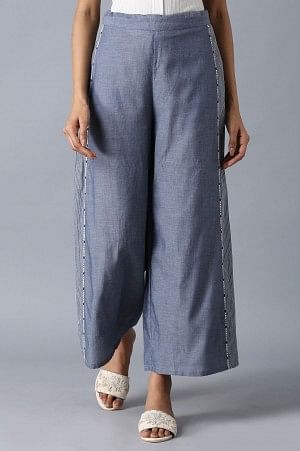 discount 70% Navy Blue WOMEN FASHION Trousers Slacks Shorts Esmara slacks 