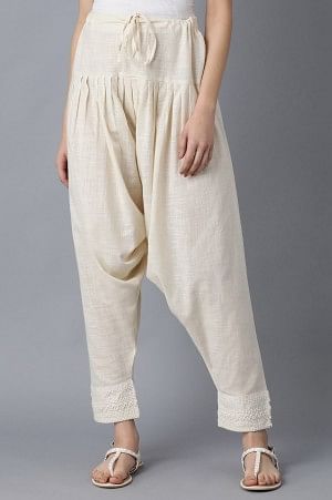 White Salwar Pants