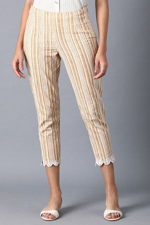 Nugget Gold Stripes Slim Pants