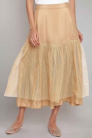Gold Inner Cancan Skirt