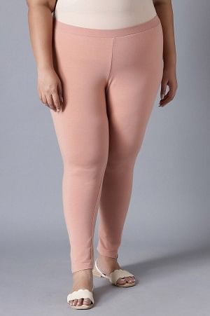 Dusty Pink Solid Tights