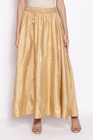 Gold Printed Skirts