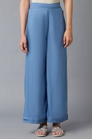 Azure Blue Parallel Pants